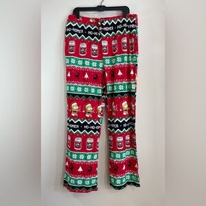 Simpsons Homer Duff Beer Men’s Holiday Pajama Pants XL NWOT